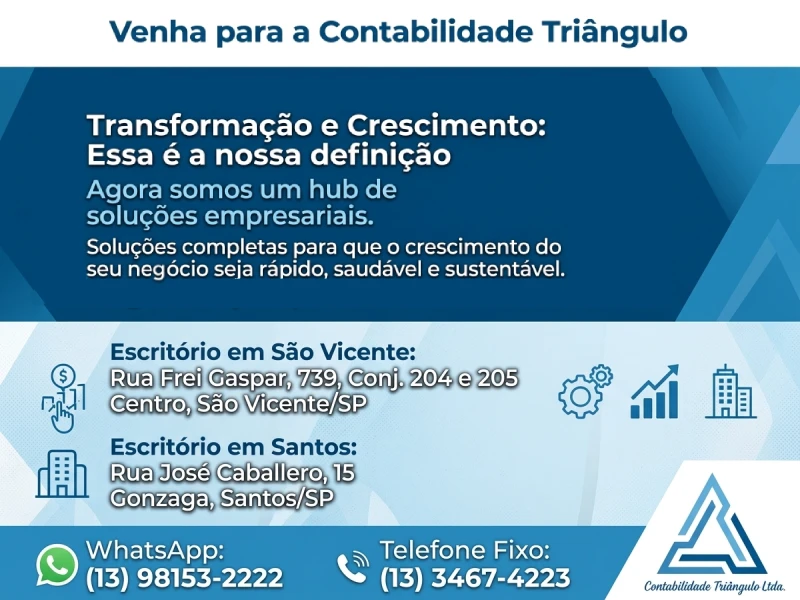 Contabilidade Triângulo - Escritório de contabilidade em São Vicente e Santos/SP